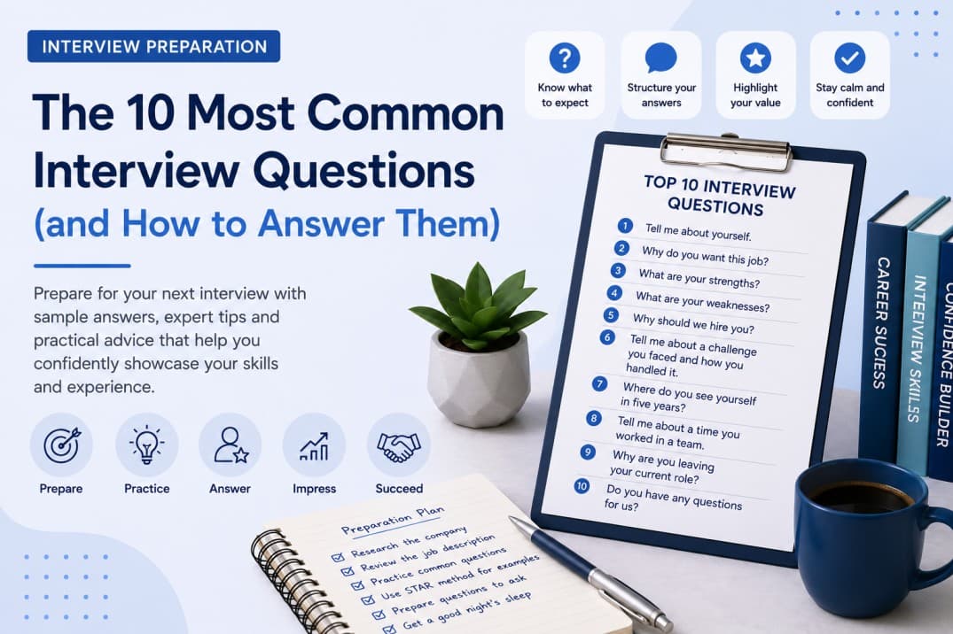 10 Most Common Interview Questions and How to Answer Them