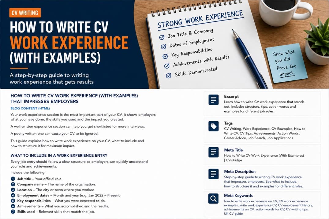 How to Write a CV With No Experience: A Practical First-Job Guide