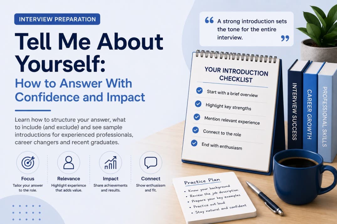 How to Answer “Tell Me About Yourself” in an Interview: Formula and Examples